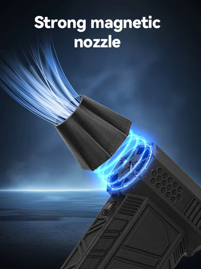 Powerful Blower High Speed Duct Fan Mini Turbo Jet Fan 110,000 RPM 45m/sTurbo Violent Fan High-Performance Brushless Motor Dryer